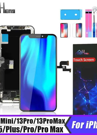 PINZHENG Schermo di alta qualità INCELL LCD OLED per iPhone 14 Pro 15 Plus 13 Pro Max Display per sostituzione iPhone con strumenti
