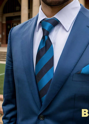Set Cravatta e Fazzoletto Uomo Colorato 160cm - Accessori Matrimonio