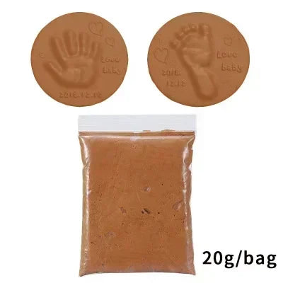 Impronta del bambino Creatori di argilla Infantile Asciugatura dell'aria Argilla morbida 3D Impronta digitale Impronta Zampa Kit Genitore-figlio Inkpad Giocattolo fai da te Souvenir per bambini