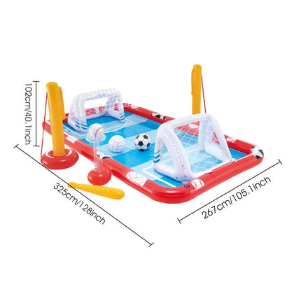 Nuovo Scivolo D'acqua Per Bambini Divertimento Prato Scivoli D'acqua Iatables Piscine Anello Lancia Gioco Per I Bambini Estate Scivolo Set Cortile Giocattoli All'aperto