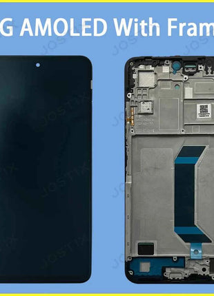 6.67" AMOLED For Xiaomi Redmi Note 12 4G 5G LCD Display Touch Screen Digitizer For Redmi Note 12 LCD 22111317G 23028RA60L Screen