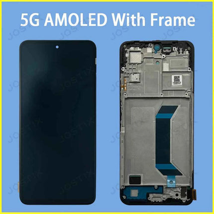 6.67" AMOLED For Xiaomi Redmi Note 12 4G 5G LCD Display Touch Screen Digitizer For Redmi Note 12 LCD 22111317G 23028RA60L Screen