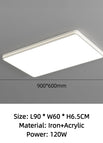White 90x60CM / Dimmable with remote