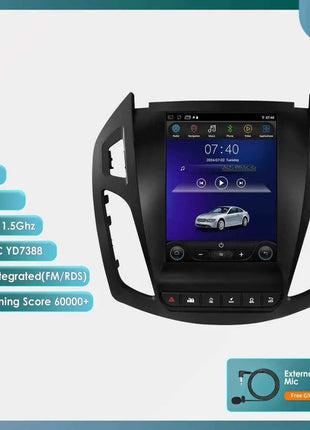 360Camera 9.7inch 2 DIN Android 13 Car Radio for FORD Transit /Tourneo Connect 2013-2018 Car Multimedia Stereo Carplay Autoradio