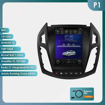 360Camera 9.7inch 2 DIN Android 13 Car Radio for FORD Transit /Tourneo Connect 2013-2018 Car Multimedia Stereo Carplay Autoradio