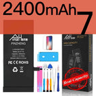 PINZHENG Real High Capacity Battery For iPhone 8 SE2020 6 6S 7 8Plus X Xs Max Xr Phone Replacement Batteries Warranty One Year