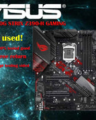 ASUS ROG Strix Z390-H Gaming Motherboard LGA1151  ATX DDR4 DP HDMI M.2 USB 3.1 Gen2 Gigabit LAN