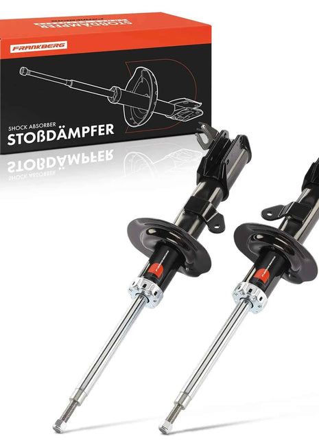 Frankberg 2x Ammortizzatore a Pressione di Gas per Asse Anteriore Sinistro e Destro per Fiat Panda 169 2004-2013 339740 339739