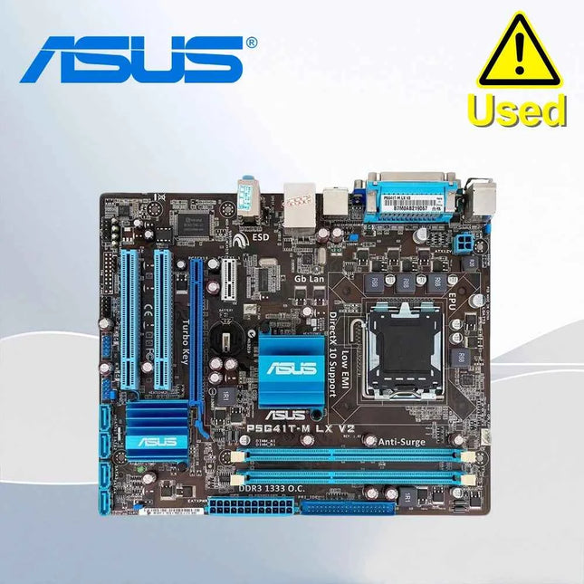 ASUS P5G41T-M-LX V2 Motherboard Intel G41 LGA 775 Micro ATX VGA DDR3 1333 8GB SATA2 IDE USB2.0