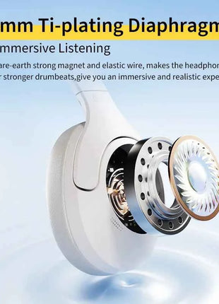 QCY H3 Lite ANC Wireless/Wired Headphones Bluetooth 5.3 Foldable Over Ear Headset HIFI Sound 60H Playtime Earphones Dual Connect