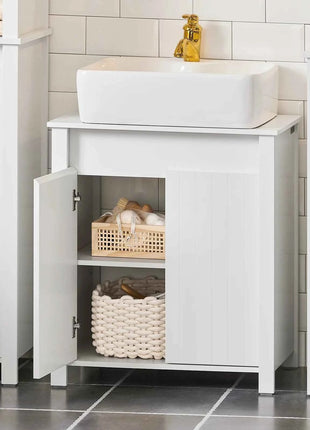 SoBuy BZR101-W washbasin under wardrobe Vanity under wardrobe bathroom wardrobe vanity bathroom wardrobe under wardrobe bathroom furniture