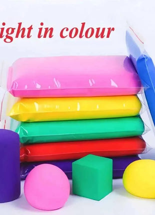 Set fai da te in argilla ultraleggera per bambini 36 colori Argilla da modellare super morbida ad asciugatura all'aria per giocattoli fai da te Forniture artistiche divertenti per bambini della scuola materna
