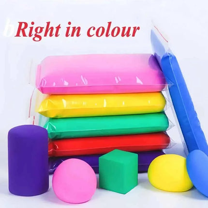 Set fai da te in argilla ultraleggera per bambini 36 colori Argilla da modellare super morbida ad asciugatura all'aria per giocattoli fai da te Forniture artistiche divertenti per bambini della scuola materna