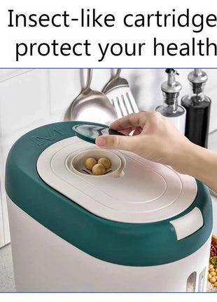 XIAOGUI 5KG/10KG Rice Dispenser Kitchen Organizer And Storage Container Home Box Cereal Jar Botes Cocina Almacenaje Alimentos