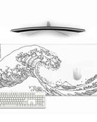 Mouse Pad Gamer Black And White Great Wave XL New Custom Computer Large Mousepad XXL MousePads Natural Rubber PC Table Mat