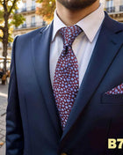 Set Cravatta e Fazzoletto Uomo Colorato 160cm - Accessori Matrimonio