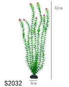 Artificial Aquarium Decor Plants Water Weeds Ornament Aquatic Fish Tank Simulation Grass Flower Decoration Accessories
