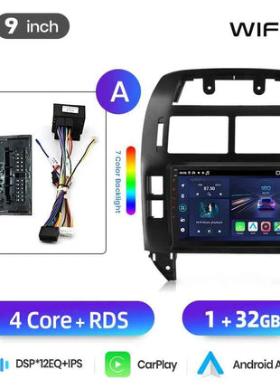 Junsun AI Voice Wireless CarPlay Android Auto Radio for Volkswagen Polo Mk4 IV 2001-2009 Car Multimedia GPS BT FM 2din autoradio