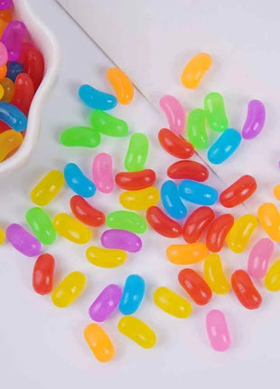 20pcs Mini Candy Fondant Fruit Candy Pop Artificial Candy Beans Miniature Food Play Handmade Simulation Home Decor Decorations