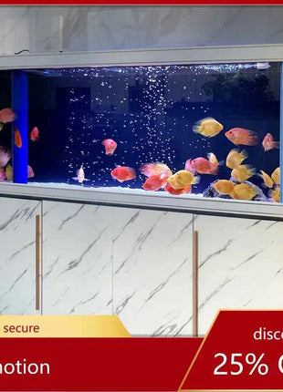 CZ Home Living Room Screen Aquarium Landscaping Full Set Ultra-clear Glass Large Medium Bottom Filter Fish Tank