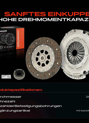 Kit Frizione Frankberg 1x per Citroën C3 I C4 Coupé Saloon C5 II Break Xsara Picasso Peugeot 206 CC Hatchback 826550