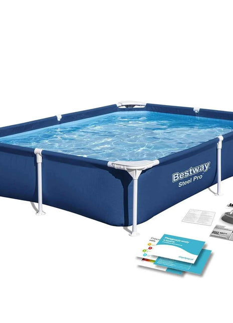 Piscina rettangolare con supporto 221x150x43 cm Bestway 56401N