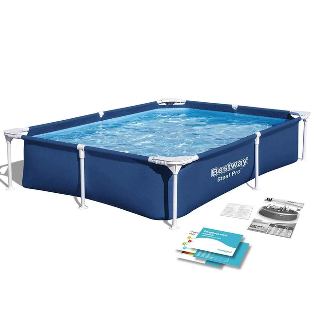 Piscina rettangolare con supporto 221x150x43 cm Bestway 56401N