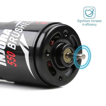 INJORA 550 Brushed Motor Waterproof 12T 21T 29T 35T 55T for 1:10 RC Crawler Axial SCX10 AXI03007 JL 90046 Slash TRX4 TRX6