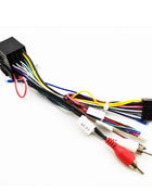 Adattatore per cablaggio ISO Android per auto Spina a 16 pin Cavo audio ausiliario per unità principale radio aftermarket per Audi A3 8P A4 TT