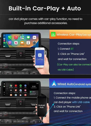 MEKEDE 8 Core Android 14 For BMW 3 Series E90 E91 E92 E93 2005-2012 Car Radio Multimedia Player Wireless CarPlay Auto All-in-one