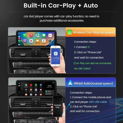 MEKEDE 8 Core Android 14 For BMW 3 Series E90 E91 E92 E93 2005-2012 Car Radio Multimedia Player Wireless CarPlay Auto All-in-one