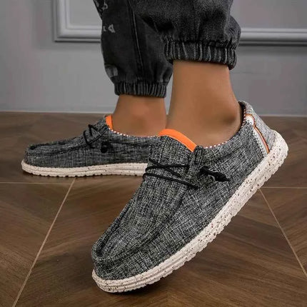 Scarpe da uomo Mocassini in tela Scarpe casual da uomo comode e traspiranti Scarpe da guida Scarpe vulcanizzate Scarpe basse Scarpe da passeggio da uomo