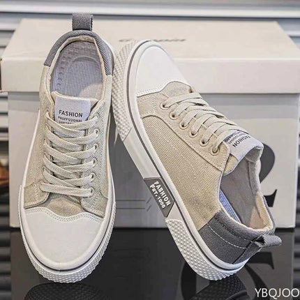 Scarpe da uomo leggere e traspiranti Nuove scarpe di tela Comode sneakers casual da uomo alla moda resistenti all'usura taglie forti