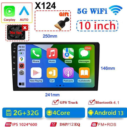 7/9/10 inch Universal Android 13 Car Radio 64G Autoradio android 2 Din car radio GPS BT Central Multimedia Smart car systems