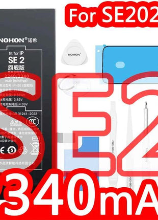 NOHON  High Capacity Phone Battery for iPhone 13 13Pro 12 Pro 11 X XR XS 12Mini 13PM 15Pro MAX 14 SE SE2 SE3 Replacement Bateria
