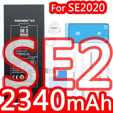 NOHON  High Capacity Phone Battery for iPhone 13 13Pro 12 Pro 11 X XR XS 12Mini 13PM 15Pro MAX 14 SE SE2 SE3 Replacement Bateria