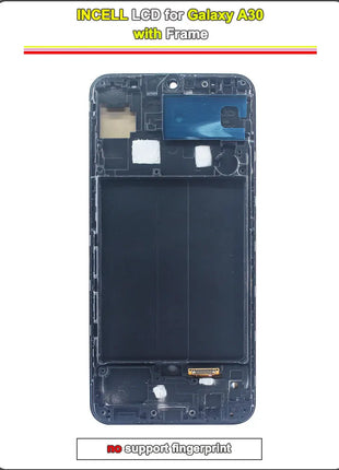 Display LCD AMOLED per Samsung Galaxy A30, Schermo Touch con Digitalizzatore, Assemblaggio Completo con Cornice per Samsung A30 A305F A305G