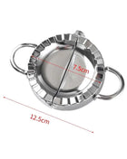 Round Dumpling Maker Stainless Steel Dough Cutter Skin Slicer Machine DIY Jiaozi Ravioli Pie Pastry Mold Kitchen Baking Tools