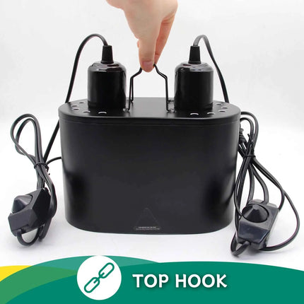 Lampshade for Reptile UVB/UVA Heat Calcium Lamp Bulb for Turtle Lizard Snake Lguanas Feeding Box E26/E27 Energy Saving Light