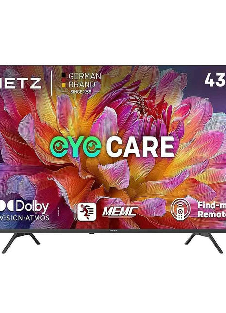 Metz TV 43 55 Inch 4K UHD Smart LED TV Google TV HDR 10 MEMC Dolby Audio Google Cast Voice Control Tuner 43MUF7000Z 55MUF7000Z