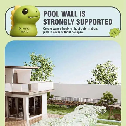 Piscina gonfiabile per bambini PVC Casa all'aperto Grande piscina familiare Piscine per bambini in plastica addensata Giochi d'acqua da giardino