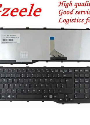 GZEELE New US Laptop Keyboard For FUJITSU Lifebook AH532 A532 N532 NH532 PN:MP-11L63US-D85 Notebook Replacement english keyboard