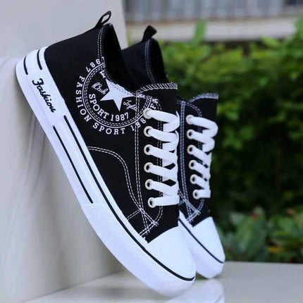 Scarpe da uomo in tela traspirante, offerta imperdibile della stagione, nuove, estive, di tendenza, casual, sportive, per studenti, con fondo piatto e punta tonda.
