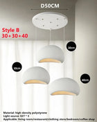 Lampada a sospensione a 3 teste Wabi Sabi moderna sala da pranzo cucina lampadario a soffitto decorazioni per la casa camera da letto soggiorno loft lampada a sospensione