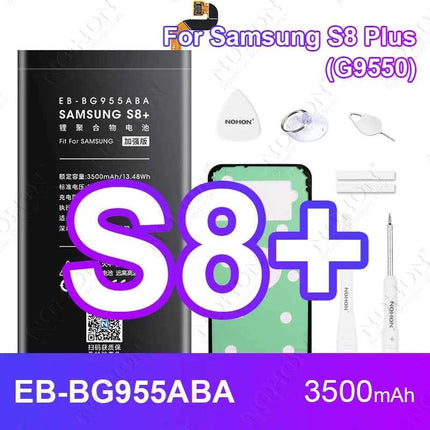 NOHON Phone Battery for Samsung Galaxy S24 S23 S22 Ultra S21 S20 Plus S10 S10E S9 S8 S7 S6 S10+ S20+ S21+ S23+ S24+ Batteries