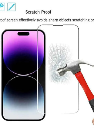 Tempered Glass for iPhone 14 Pro 15 16 17 13 12 11 pro max screen protector for iphone 15 pro mica for iphone 13 14 pro glass