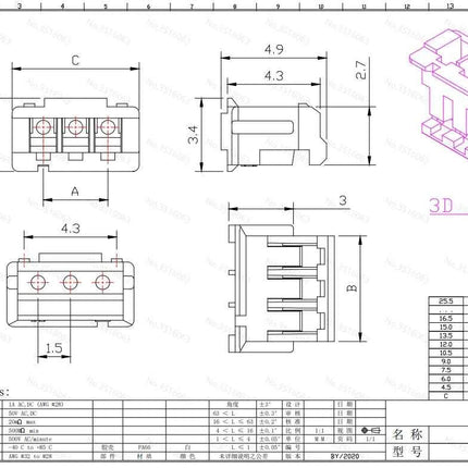 5/10 Pz JST ZH-1.5mm Passo Maschio Connettore Con Filo 100/200/300mm Cavo 2/3/4/5/6/7/8/9/10P Spille Ponticello Linea Per Arduino