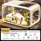 Creative Aquarium Fish Tank Ecological Landscape Set Integrated Filtration Oxygen Generation Machine Transparent Turtle Tank