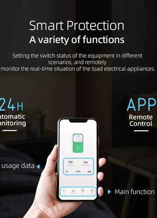 Tuya Wifi Smart Circuit Breaker Switch With Metering 63A1P Din Rail remote control Smart Home Smart Life App Timer Module TONGOU