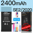PINZHENG Real High Capacity Battery For iPhone 5S SE 6 6S 7 8 Plus X Xr Xs Max Phone Replacement Bateria Warranty One Year